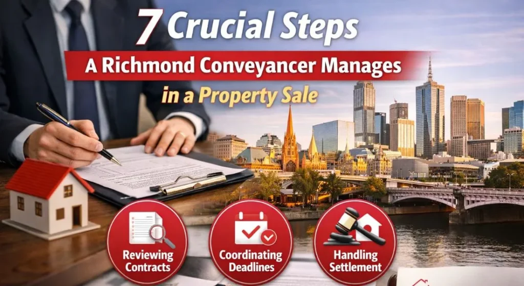 7 Crucial Steps a Richmond Conveyancer Manages in a Property Sale