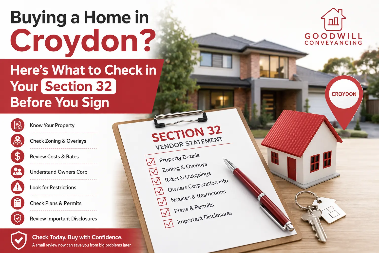 Buying a Home in Croydon? Here’s What to Check in Your Section 32 Before You Sign