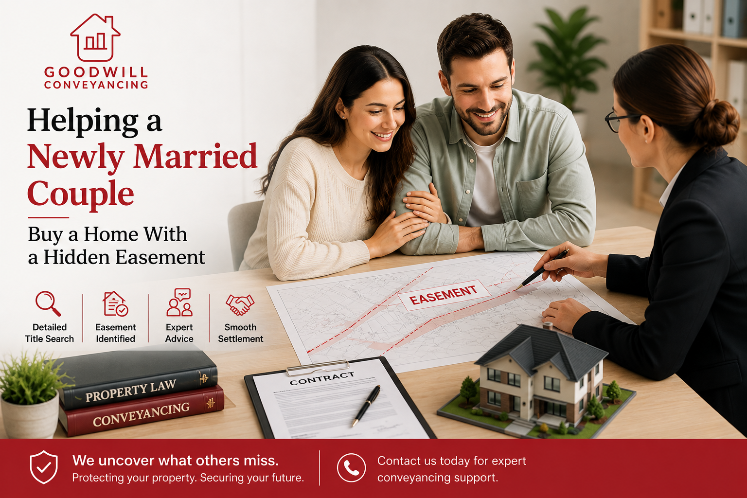 Helping a Newly Married Couple Buy a Home With a Hidden Easement