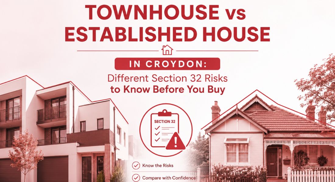 Townhouse vs Established House in Croydon: Different Section 32 Risks to Know Before You Buy